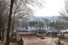 Ariel view of the ASHBROOK marquee at Hawkstone International 2023