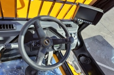 Interior of a JCB 9T-2 site dumper