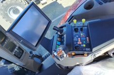 Inside a CASE Puma 240CVX tractor