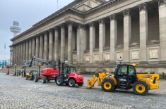 Telehandler hire and cherry picker hire through ASHBROOK in Liverpool