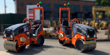 HAMM HD8VV COMPACTION ROLLER 800MM