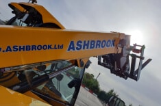 Boom view of a JCB 514.40 telehandler